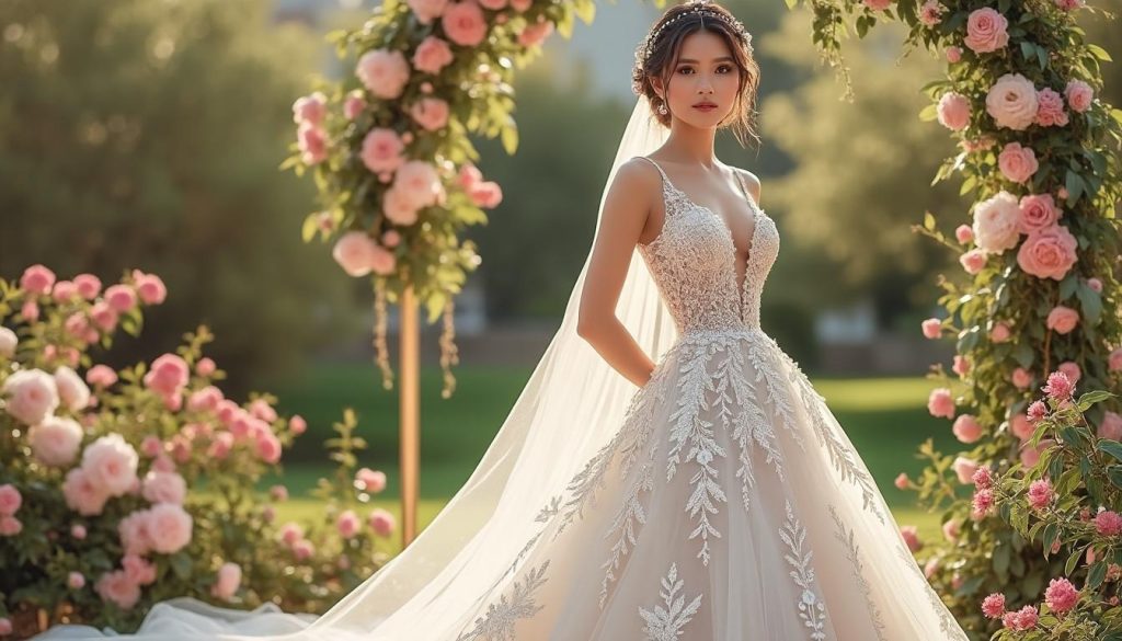 découvrez les tendances 2025 pour les robes de mariée : styles, coupes, tissus et détails incontournables pour un mariage à la pointe de la mode.