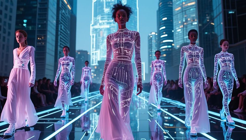 découvrez comment l'intelligence artificielle transforme l'industrie de la mode, fusionnant créativité et technologies digitales pour une révolution innovante.