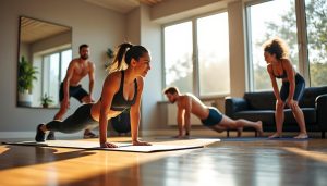 découvrez les meilleurs exercices à faire chez vous sans aucun matériel pour rester en forme facilement et à tout moment.