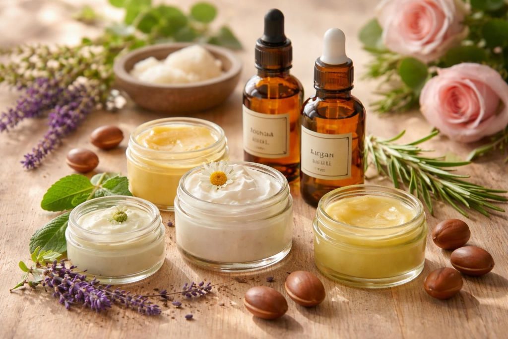 découvrez la beauté économique grâce aux cosmétiques maison et aux huiles végétales naturelles comme le jojoba et l'argan pour une peau saine et éclatante.
