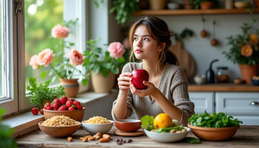 découvrez l'alimentation intuitive, une approche pour mieux écouter les signaux de votre corps et adopter une relation saine avec la nourriture.