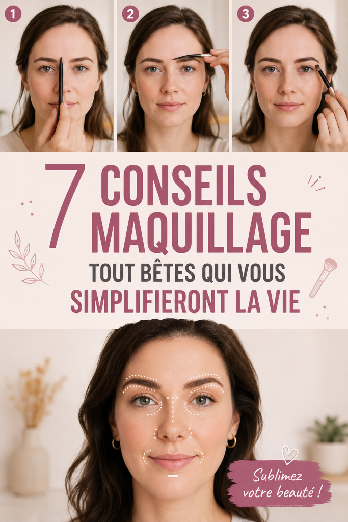 Article sur des conseils maquillage simples et efficaces pour la routine quotidienne