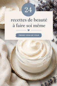 Recettes de beauté maison avec des ingrédients naturels sur une table en bois